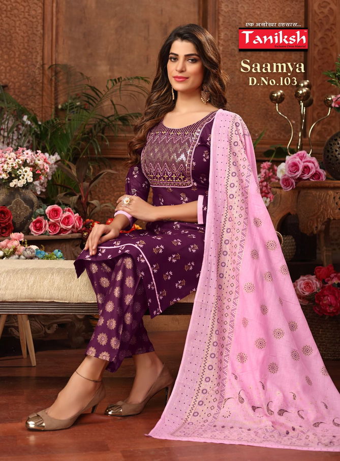 Saamya By Taniksh Readymade Salwar Suits Catalog